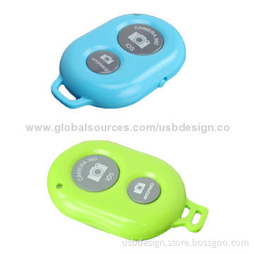 Bluetooth 4.0 iOS/Android Mobile Phone Remote Camera Shutter for Self-timer